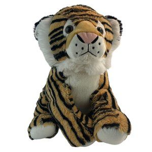 Kellytoy Bengal Tiger 15” Plush Orange Black Stripes Stuffed Animal Toy 2019